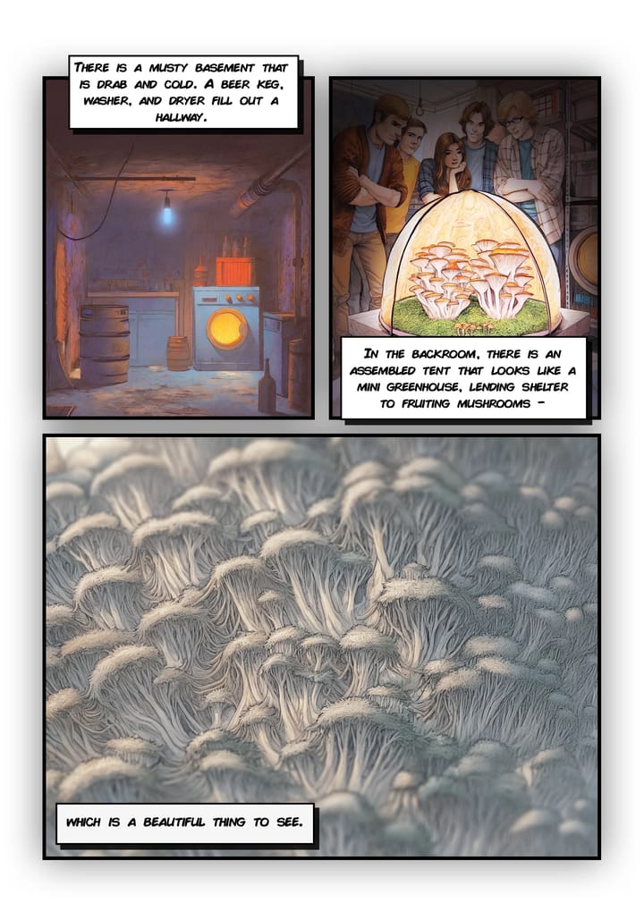 Rocky Mountain Fungi Comic, Healing Earth, and Healing Ourselves